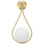 Mauro Ferretti Wandleuchte Glamy Ablegen E14 24 x 20 x 52 cm, Weißgold