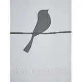 HEINE Panneau in weiß-grau | Gr.: 60-x-80-cm