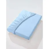 Witt Weiden Spannbetttuch in hellblau | Gr.: 180-200 x 200 cm