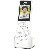 FRITZ! Fon X6, DECT-Telefon, Kabelloses Mobilteil, Freisprecheinrichtung, 100 Eintragungen, Anrufer-Identifikation, Weiß