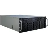 Inter-Tech 4U-4416L, Rack, Server, Schwarz, Silber, ATX, EATX, micro ATX, Mini-ITX, SSI EEB, Metall, 4U
