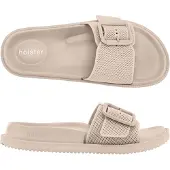 Original Brands HOLSTER Holster Laze Vegane Komfort-Pantoletten für Damen BEIGER 40