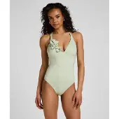 Hunkemoller Badeanzug Tulum Grün