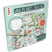 Sonstige Verlage Adventskalender Malen nach Zahlen Winterwunderland