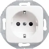 Busch-Jaeger 2011-0-2183, CEE 7/3, 2P+E, Weiß, 250 V, 16 A, 71 mm