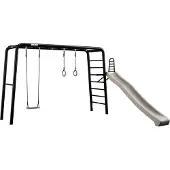 Berg Spiel- und Fitnessgerät PlayBase Large + Play set Stahl zum Eingraben