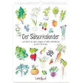 Neumann LandLust immerwährender Kalender 29,7 x 42 cm, illustriert mit Pflanzenporträts & Anbautipps