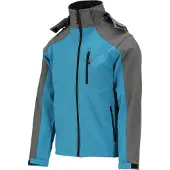 YATO STRATUS Softshelljacke mit Kapuze, Größe XL, blau-grau