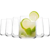 LAV Terra Highball-Gläser – 590 ml – transparent – 6er-Pack