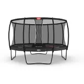 Berg Trampolin Elite Regular 430 + Sicherheitsnetz Deluxe Grau Levels