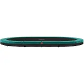 Berg Bodentrampolin Grand Favorit InGround 520 520x350 cm Stahlrahmen Grün