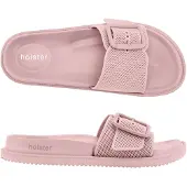 Original Brands Holster Holster Laze Vegane Komfort-Pantoletten für Damen ROSE 38
