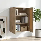 vidaXL Wandschrank Artisan-Eiche 69,5 x 34 x 90 cm Holzwerkstoff