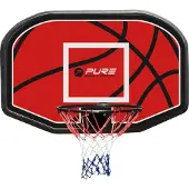 Victoria Sport Basketball-Backboard mit Ring und Netz Ø 45cm, Tür- und Wandmontage, Basketballkorb Hoop, wetterfest Indoor/Outdoor, Hängender Basketballring aus Stahl & Nylonseil für Erwachsene & Kinder