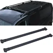 Carparts Dachträger Dach Querstreben Streben Alu Schwarz für VW T6 T6.1 2015-2024