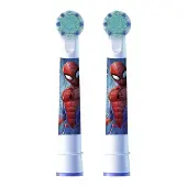 Oral-B Elektrische Zahnbürstenköpfe | EB10-2 Kids Spiderman | Köpfe | Für Kinder | Anzahl der enthaltenen Bürstenköpfe 2