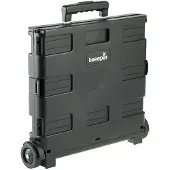 Keeeper Klapp-Transportkarre "olli" mit Klappbox 45 Liter schwarz