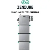 Zendure SolarFlow 2400 Pro und AB3000L Erweiterungsakku - 3x AB3000L