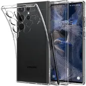 Spigen Samsung Galaxy S23 Ultra Hülle - Silikon - - Backcover/Soft Case - Transparent