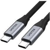 UNITEK C14091ABK, 2 m, USB C, USB C, USB 3.2 Gen 2 (3.1 Gen 2), 5 Gbit/s, Schwarz