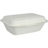 ABENA GmbH Menübox, Bagasse, Ungeteilt, Weiß