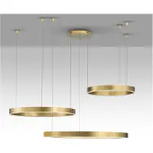 Lyora MOTIF LED Pendelleuchte Gold 140W Warmweiss 250x100cm dimmbar 9530190