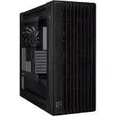 Asus ProArt PA602 Wood Edition Modern Black - Tempered Glass Panel, Midi Tower, PC, Schwarz, Holz, ATX, DTX, EATX, micro ATX, Mini-DTX, Mini-ITX, Metall, Holz, Gaming