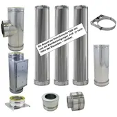 Bertrams Dw Fertig-Schornstein 22KP8-200 Ø 200, 11,7 m, Komplettpaket