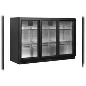 Tefcold Backbar-Kühlschrank BA31S-3 311l Schwarz