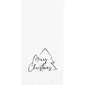 Duni GmbH Servietten 33x33 cm 2-lagig Merry Xmas Tree | Packung (300 Stück)