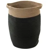 Amadeus Grüner Korb 45 cm - Rund Stoff 30x30 cm