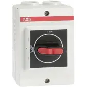 ABB Sikkerhedsafbryder 3 polet 16A M25 sort greb OTP16K3M25