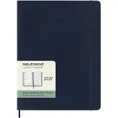 Moleskine Wochen-Notizkalender XL Saphir 2027
