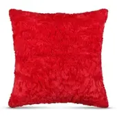 Bestlivings Kissenhülle Rose Kuschel 50 x 50 cm Rot