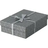 Esselte 628285, Aufbewahrungsbox, Grau, Rechteckig, Karton, Muster, Indoor