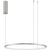 Lyora TARQUIN LED Pendelleuchte Silber 37W Warmweiss 200x60cm dimmbar 9345603