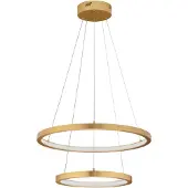 Nova Luce EMPATIA LED Pendelleuchte Messing 60W Warmweiss 120x60cm dimmbar 9172866