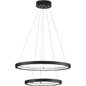 Lyora EMPATIA LED Pendelleuchte Schwarz 60W Warmweiss 120x60cm dimmbar 9172864