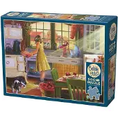 Cobble Hill Puzzle XXL Pieces Apple Pie Kitchen 500 Teile Puzzle
