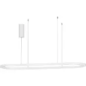 Lyora CUPPE LED Pendelleuchte Weiß 56W Warmweiss 120x35x200cm dimmbar 9345625