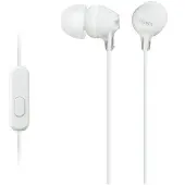 Sony MDR-EX15AP In-Ear-Kopfhörer (mit Headsetfunktion, integriertes Mikrofon) weiß