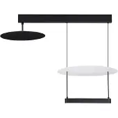 Nova Luce 9580678 Deckenleuchte DIONA Schwarz / Weiß Aluminium dimmbar 3000 K 35 2420 lm LED x