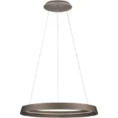 Nova Luce LED Pendelleuchte Ormi dimmbar 52W CCT warmweiss 2700/3000K Champagnergold Aluminium Ø60cm 9030523