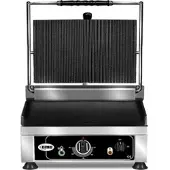 Thule - Kontaktgrill - ▲ Gerillt ▼ Glatt - mit Grillplatten aus Gusseisen, Fettauffangschale und Temperaturregelung 50° - 300° C