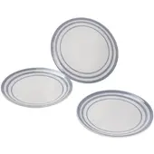 San Ignacio - 3er-Set Dessertteller Ø19cm mit blauen Linien
