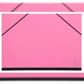 Clairefontaine 10x Zeichenmappe mit Gummizug 37x52 cm - Fuchsia 144706C