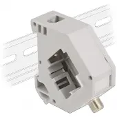 DeLOCK Hutschienenadapter mit Keystone F Buchse zu F Buchse