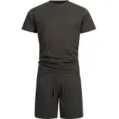 INDICODE JEANS Shorts & Shirt Set Comfy