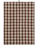 Ferm Living Geschirrtuch Hale Cinnamon/Grey Green – 70 x 50 cm