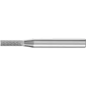 PFERD Frässtift ZYA Ø 4 mm Kopflänge 13 mm Schaft-Ø 6 mm Hartmetall Verzahnung 5